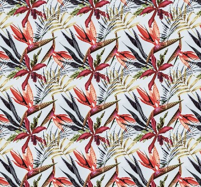 Rolgordijn voor het raam Exotische bladeren