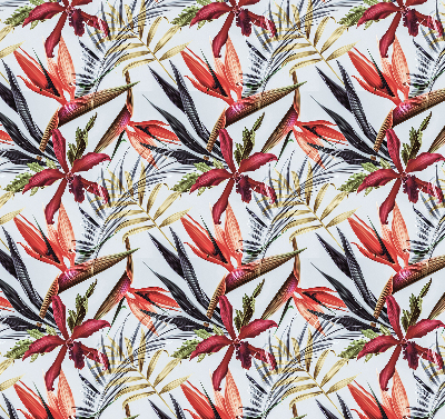 Rolgordijn voor het raam Exotische bladeren