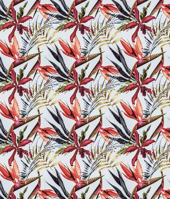 Rolgordijn voor het raam Exotische bladeren