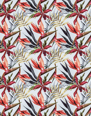 Rolgordijn voor het raam Exotische bladeren