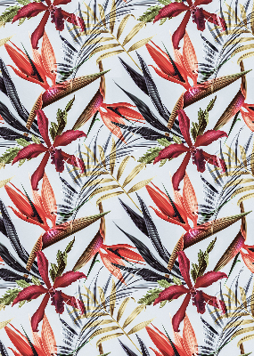 Rolgordijn voor het raam Exotische bladeren