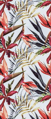 Rolgordijn voor het raam Exotische bladeren