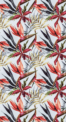 Rolgordijn voor het raam Exotische bladeren