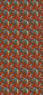 Rolgordijn verduisterend Pauwen op de takken