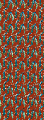 Rolgordijn verduisterend Pauwen op de takken