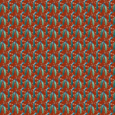 Rolgordijn verduisterend Pauwen op de takken