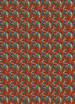 Rolgordijn verduisterend Pauwen op de takken