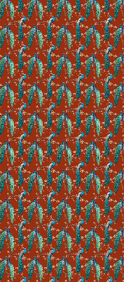 Rolgordijn verduisterend Pauwen op de takken