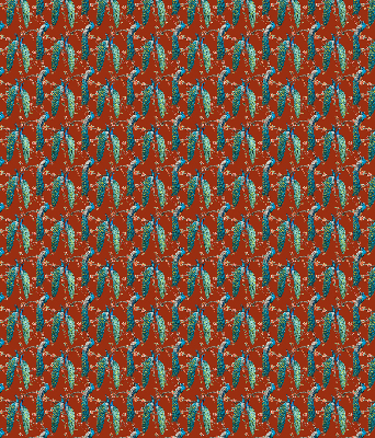 Rolgordijn verduisterend Pauwen op de takken