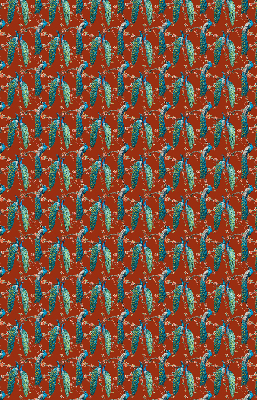 Rolgordijn verduisterend Pauwen op de takken