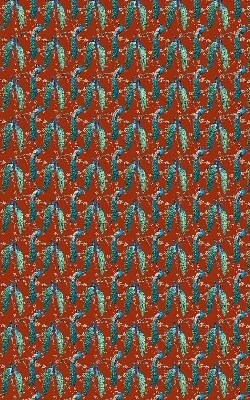 Rolgordijn verduisterend Pauwen op de takken