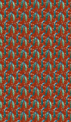 Rolgordijn verduisterend Pauwen op de takken