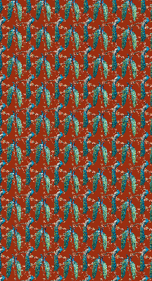 Rolgordijn verduisterend Pauwen op de takken