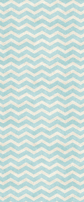 Rolgordijn verduisterend Blauwe zigzags