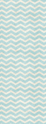 Rolgordijn verduisterend Blauwe zigzags