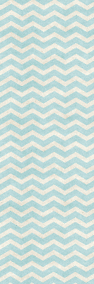 Rolgordijn verduisterend Blauwe zigzags