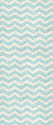 Rolgordijn verduisterend Blauwe zigzags