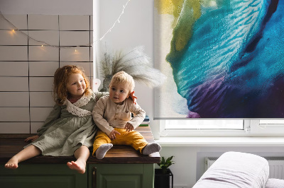 Rolgordijn verduisterend Geschilderd beeld