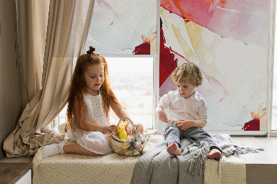 Rolgordijn voor het raam Geschilderd beeld