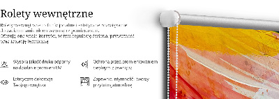 Rolgordijn voor het raam Geschilderd beeld