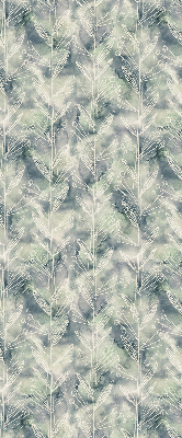 Rolgordijn verduisterend Schets van een plant op een gekleurde achtergrond