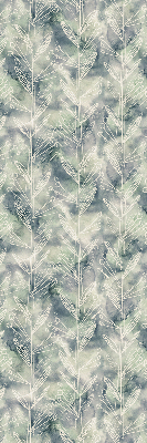 Rolgordijn verduisterend Schets van een plant op een gekleurde achtergrond