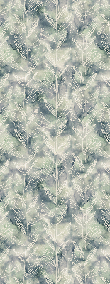 Rolgordijn verduisterend Schets van een plant op een gekleurde achtergrond