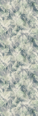 Rolgordijn verduisterend Schets van een plant op een gekleurde achtergrond