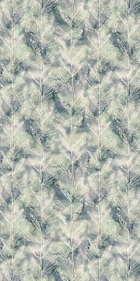 Rolgordijn verduisterend Schets van een plant op een gekleurde achtergrond