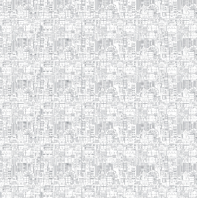 Rolgordijn voor het raam Schets van de stad