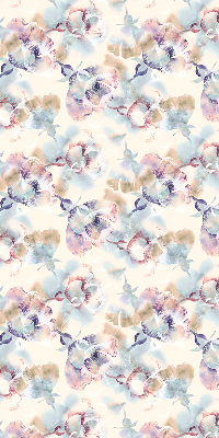 Rolgordijn verduisterend Kleurrijke geschilderde bloemen