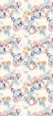 Rolgordijn verduisterend Kleurrijke geschilderde bloemen