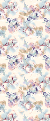 Rolgordijn verduisterend Kleurrijke geschilderde bloemen