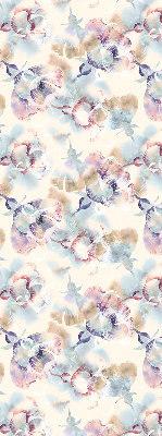 Rolgordijn verduisterend Kleurrijke geschilderde bloemen