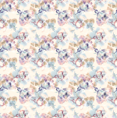 Rolgordijn verduisterend Kleurrijke geschilderde bloemen