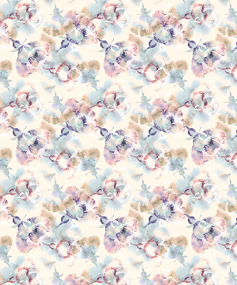 Rolgordijn verduisterend Kleurrijke geschilderde bloemen