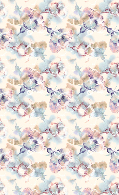 Rolgordijn verduisterend Kleurrijke geschilderde bloemen