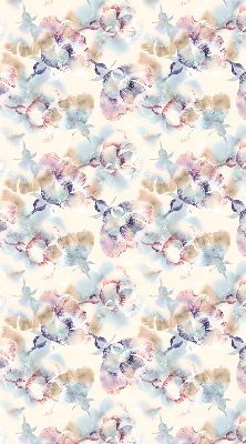 Rolgordijn verduisterend Kleurrijke geschilderde bloemen