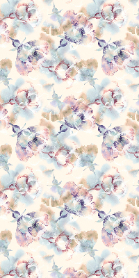 Rolgordijn verduisterend Kleurrijke geschilderde bloemen