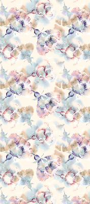 Rolgordijn verduisterend Kleurrijke geschilderde bloemen