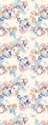 Rolgordijn verduisterend Kleurrijke geschilderde bloemen