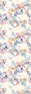 Rolgordijn verduisterend Kleurrijke geschilderde bloemen