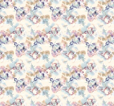 Rolgordijn verduisterend Kleurrijke geschilderde bloemen