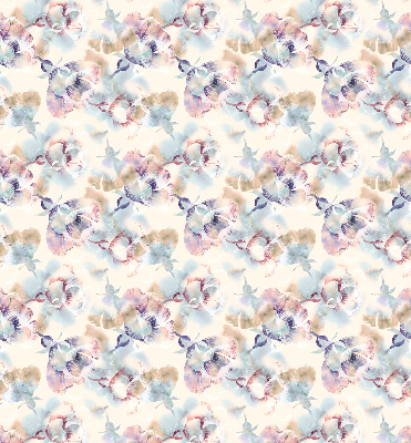 Rolgordijn verduisterend Kleurrijke geschilderde bloemen