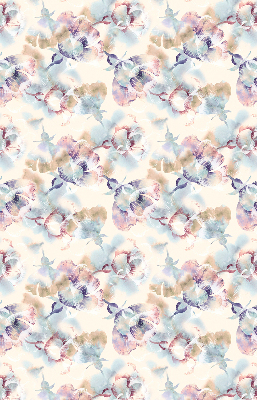 Rolgordijn verduisterend Kleurrijke geschilderde bloemen