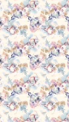 Rolgordijn verduisterend Kleurrijke geschilderde bloemen