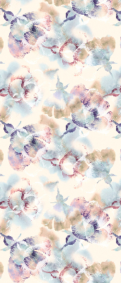 Rolgordijn verduisterend Kleurrijke geschilderde bloemen