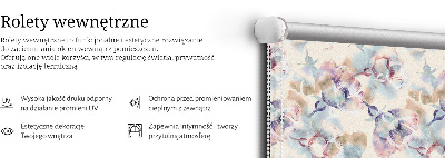 Rolgordijn verduisterend Kleurrijke geschilderde bloemen