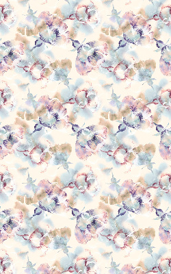 Rolgordijn verduisterend Kleurrijke geschilderde bloemen