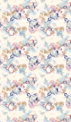 Rolgordijn verduisterend Kleurrijke geschilderde bloemen